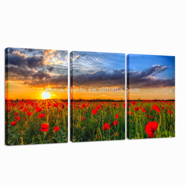 Modern Beauty Scenery Flower Painting Print Stretched Canvas Art For Living Room